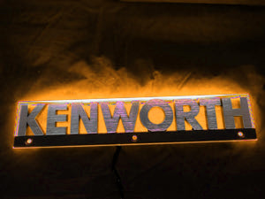 KENWORTH NAME BACKLIGHT LED AMBER EACH