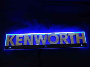 KENWORTH NAME BACKLIGHT LED 12V BLUE EA