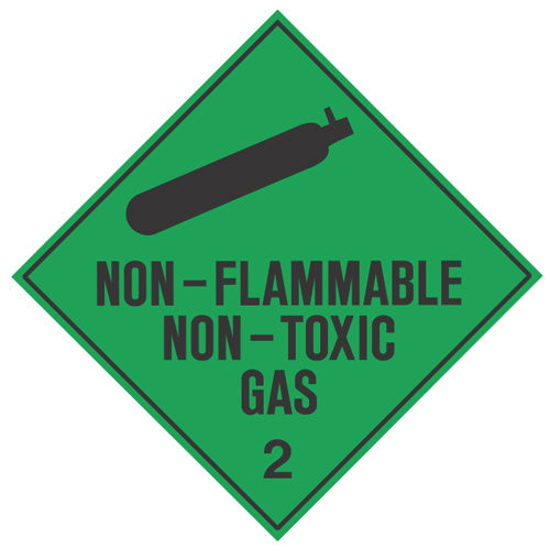 CL 2 NON FLAMMABLE GAS STAINLESS