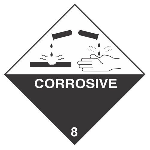 CL 8 CORROSIVE DECAL