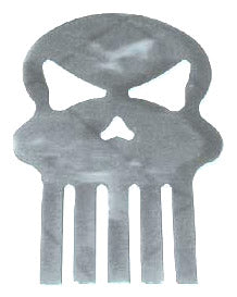 CHROME SKULL SMALL CUT OUT