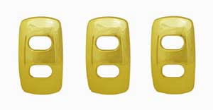 ROCKER SWITCH COVER GOLD X 3PC