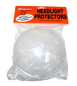 HEADLAMP COVERS 7IN BUBBLE SET OF TWO