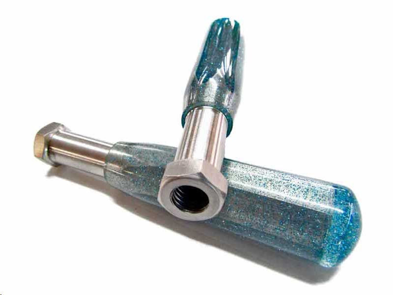 OLD STYLE LONG GEAR KNOB BLUE