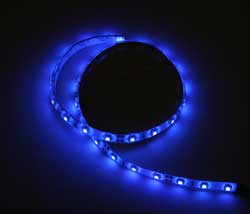 LED STRIP LIGHTING BLUE 1000MM 12V
