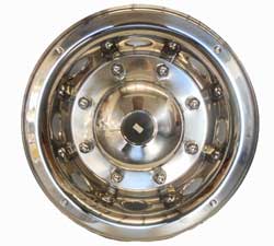 STAINLESS WHEEL COVER SUIT 19.5IN DRIVE