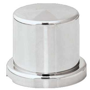 NUT COVER CHROME PLASTIC TOP HAT 21MM