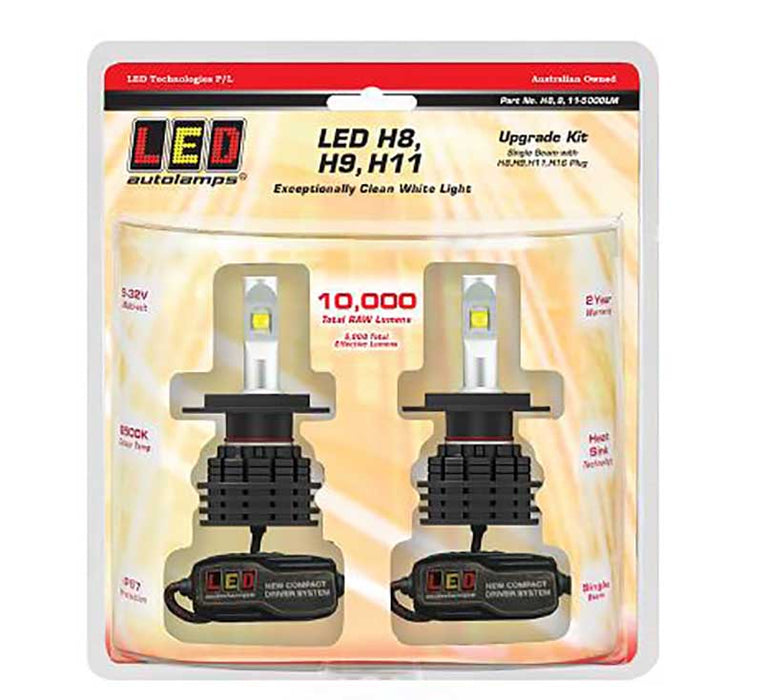 LED HEADLAMP KIT H8 H9 H11 5000LM