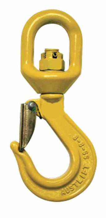 SWIVEL HOOK WITH SAFETY CATCH 8MM