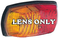 REPLACEMENT LENS AMBER/RED FOR 85760