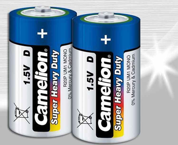 BATTERY SIZE D 2 PACK