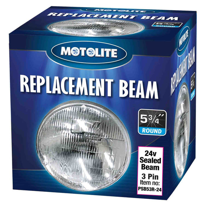 SEALED BEAM 24V 37/60W 146MM