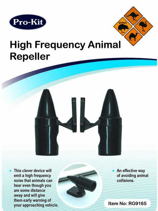 ANIMAL REPELLER SONIC WHISTLE BLACK