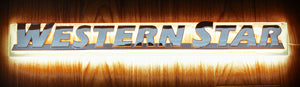 WESTERN STAR NAME BACKLIGHT LED WHITE EA