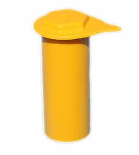 WHEELNUT INDICATOR FULL CUP YELLOW 19MM