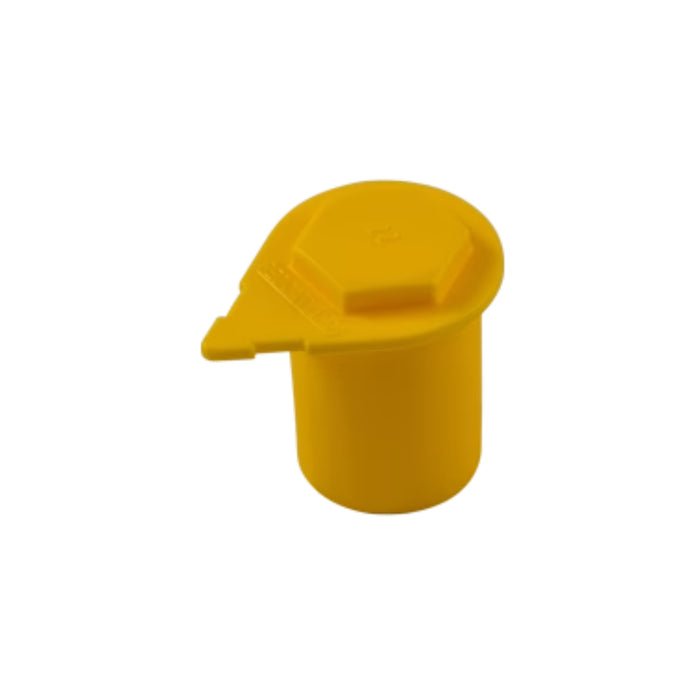 WHEELNUT INDICATOR FULL CUP YELLOW 22MM
