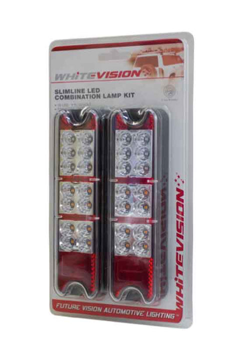 WHITEVISION LED REAR COMBO 9-33V. 2 PC