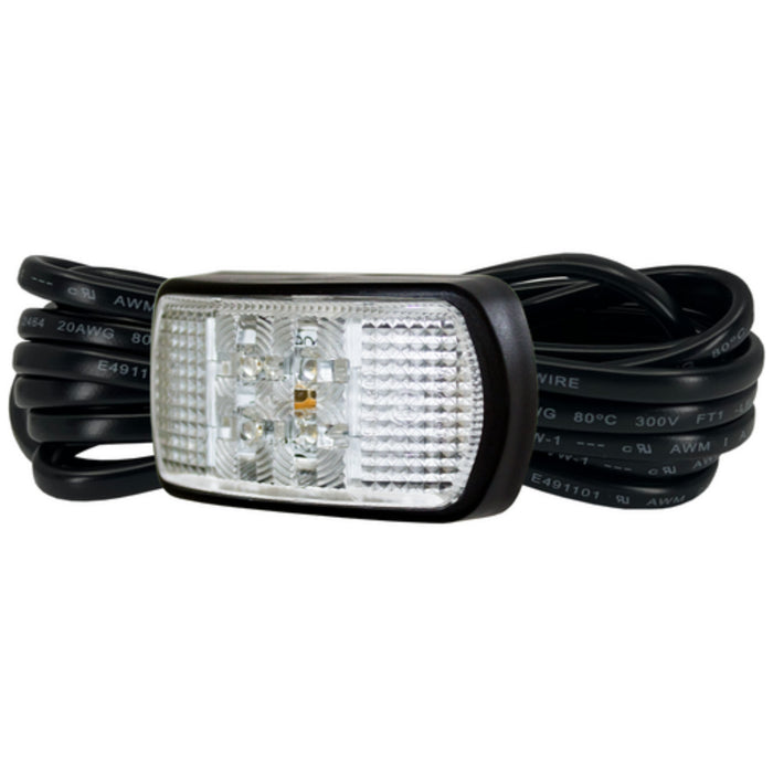 WHITE FRONT MARKER LAMP 9-33V 3M CABLE