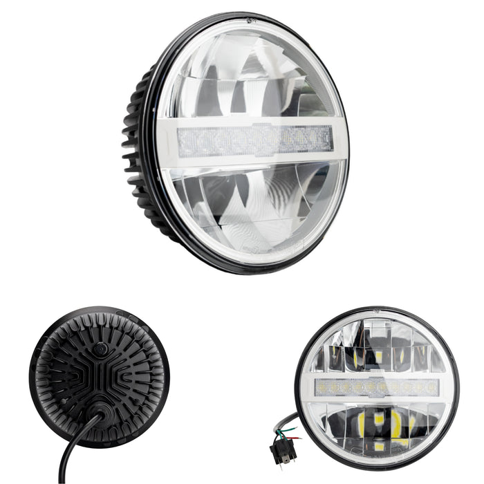 RAYZER LED HEADLAMP 7INCH HIGH/LOW