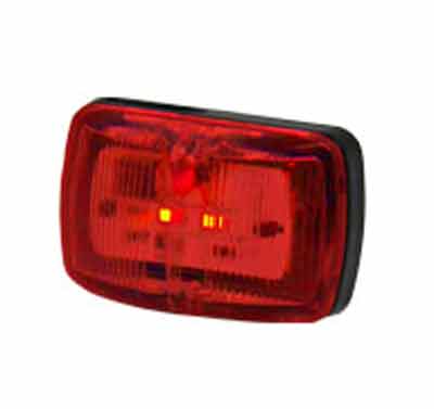 WHITEVISION SIDE MARKER RED 9-33V