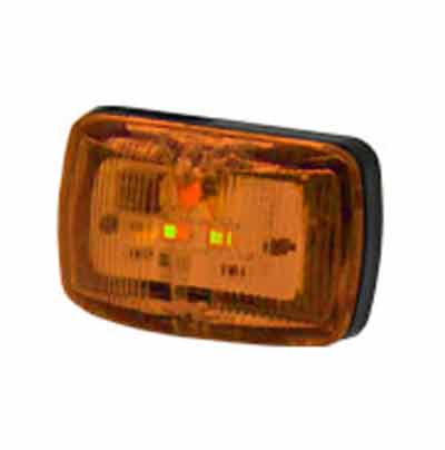 WHITEVISION SIDE MARKER AMBER 9-33V