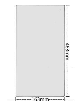 REPLACEMENT MIRROR GLASS 18IN X 6IN