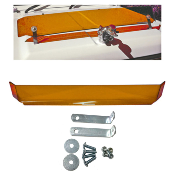 BUG DEFLECTOR KIT TO SUIT 4X4 AMBER
