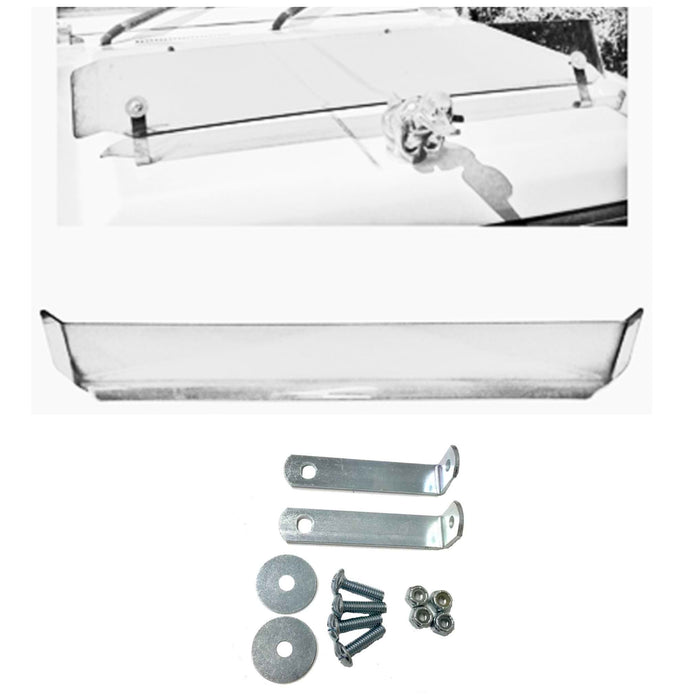 BUD DEFLECTOR KIT TO SUIT 4X4 CLEAR