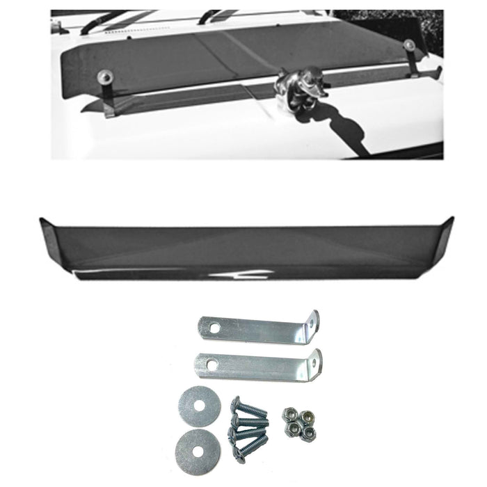 BUG DEFLECTOR KIT TO SUIT 4X4 DARK SMOKE
