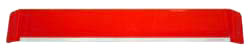 BUG DEFLECTOR SMALL 36IN RED