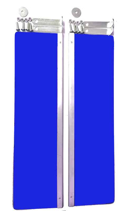 BONNET SIDE DEFLECTOR KIT BLUE 550MM
