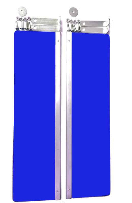 BONNET SIDE DEFLECTOR KIT BLUE 300MM