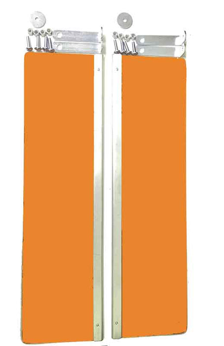BONNET SIDE DEFLECTOR KIT AMBER 445MM