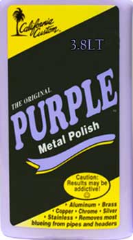 CALIFORNIAN PURPLE METAL POLISH 3.8L
