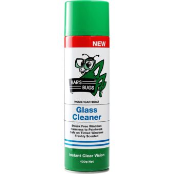BARS BUGS GLASS CLEANER AEROSOL 400G