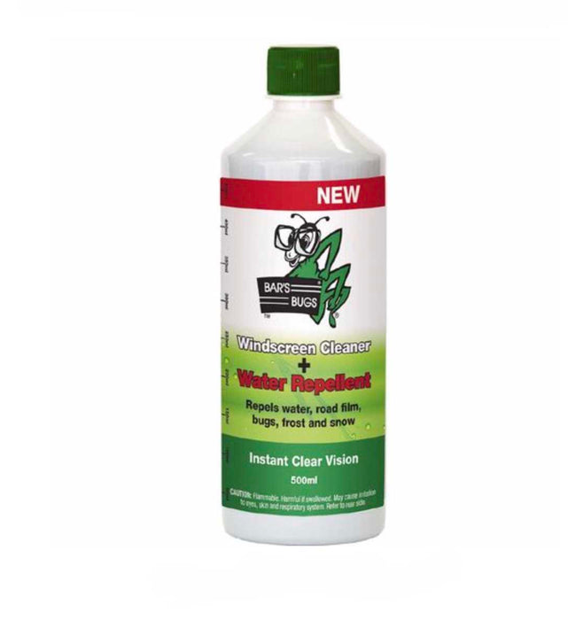BARS BUG WINDSCREEN CLEANER REPELLENT