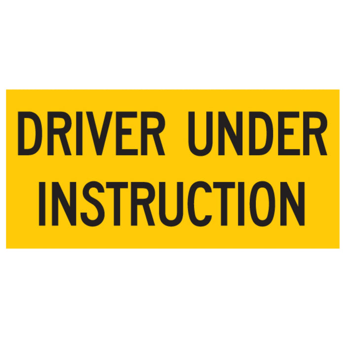 DRIVER UNDER INSTRUCTION ALLOY