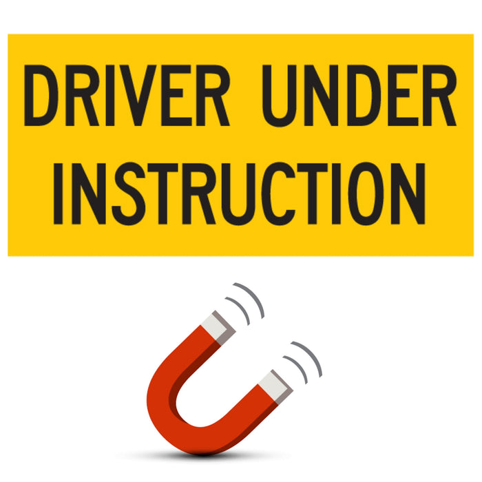 DRIVER UNDER INSTRUCTION MAGNETIC