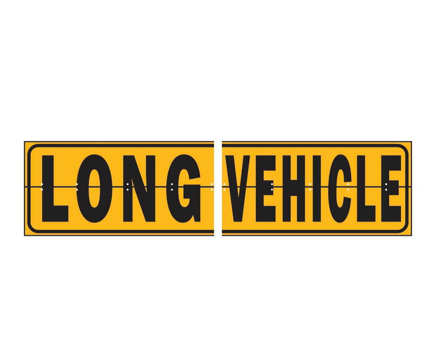LONG VEHICLE 2 PC 510X250MM HINGED METAL