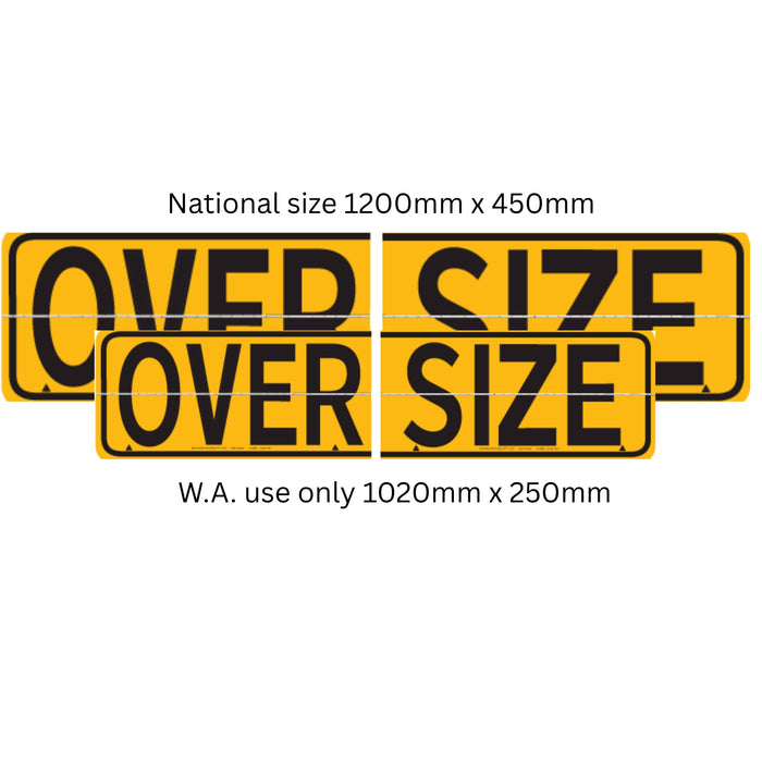OVERSIZE 1020X250MM 2 PC HINGED ALLOY WA