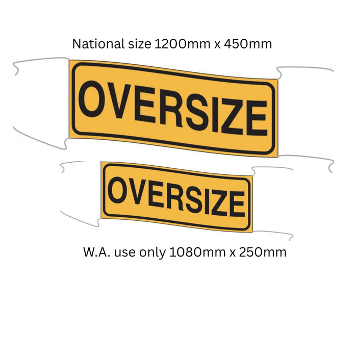 PVC OVERSIZE 1020 X 250MM BANNER WA