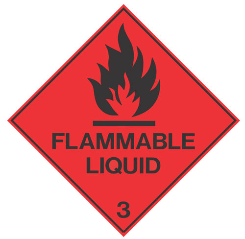 CL 3 FLAMMABLE LIQUID DECAL