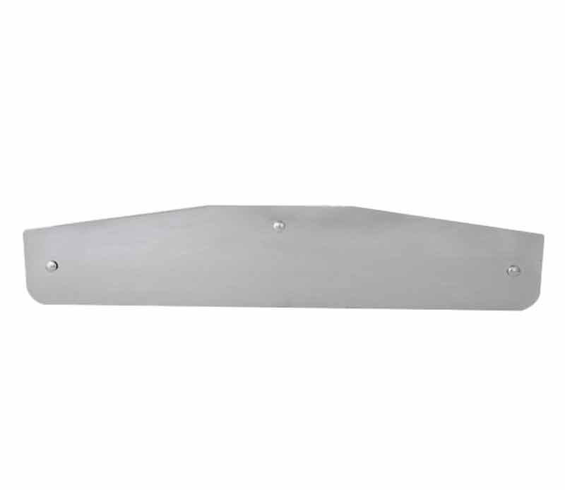 CHROME MUDFLAP WEIGHT 24IN X 4IN