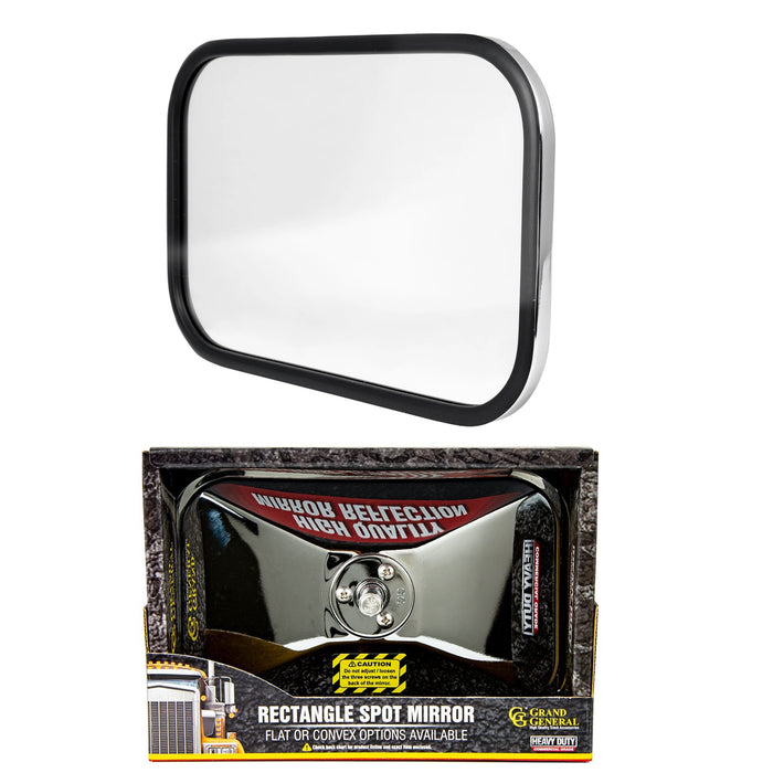 MIRROR HEAD STAINLESS 215MM X 140MM
