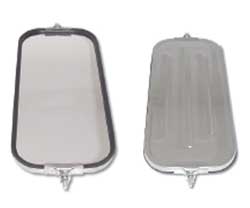 MIRROR HEAD RIBBED STAINLESS 7IN X 16IN