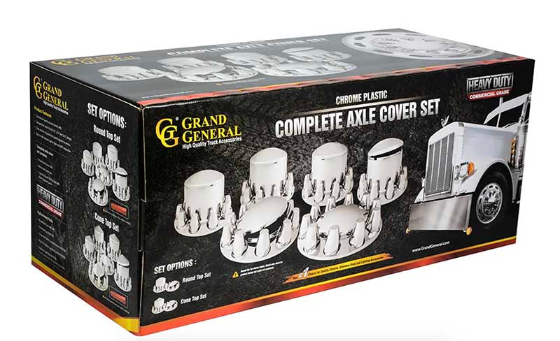 FULL ABS CHROME AXLE COVER STANDARD KIT