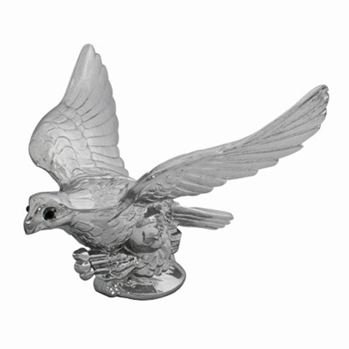 CHROME FLYING EAGLE MASCOT PLAIN