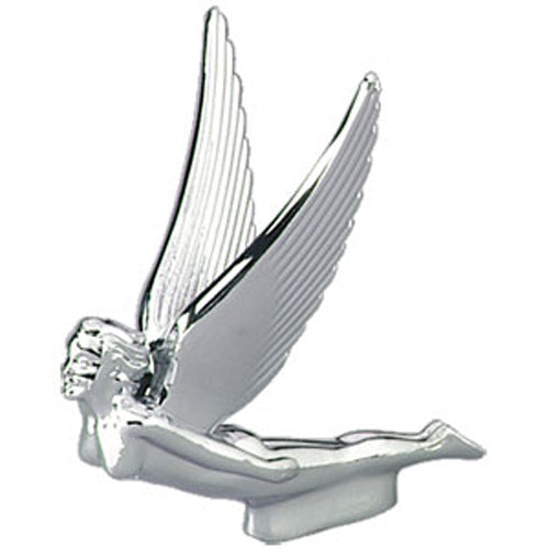 CHROME FLYING GODDESS HOOD ORNAMENT