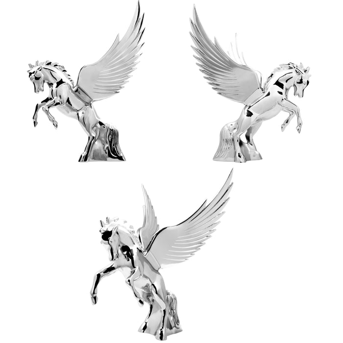 CHROME STALLION  MASCOT HOOD ORNAMENT