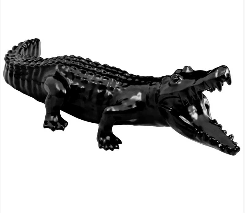 MATT BLACK MASCOT WILD ALLIGATOR